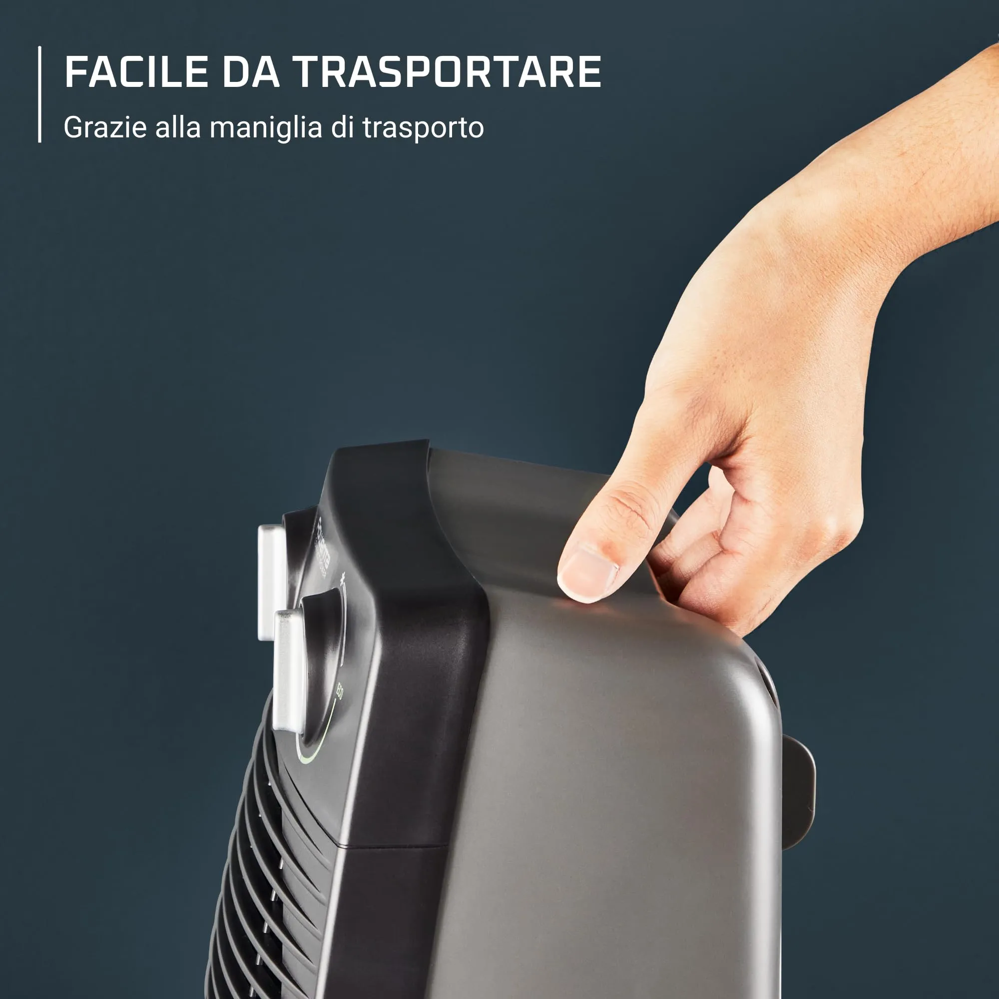 Rowenta Compact Power Termoventilatore 2000W Nero SO2210 - immagine 4