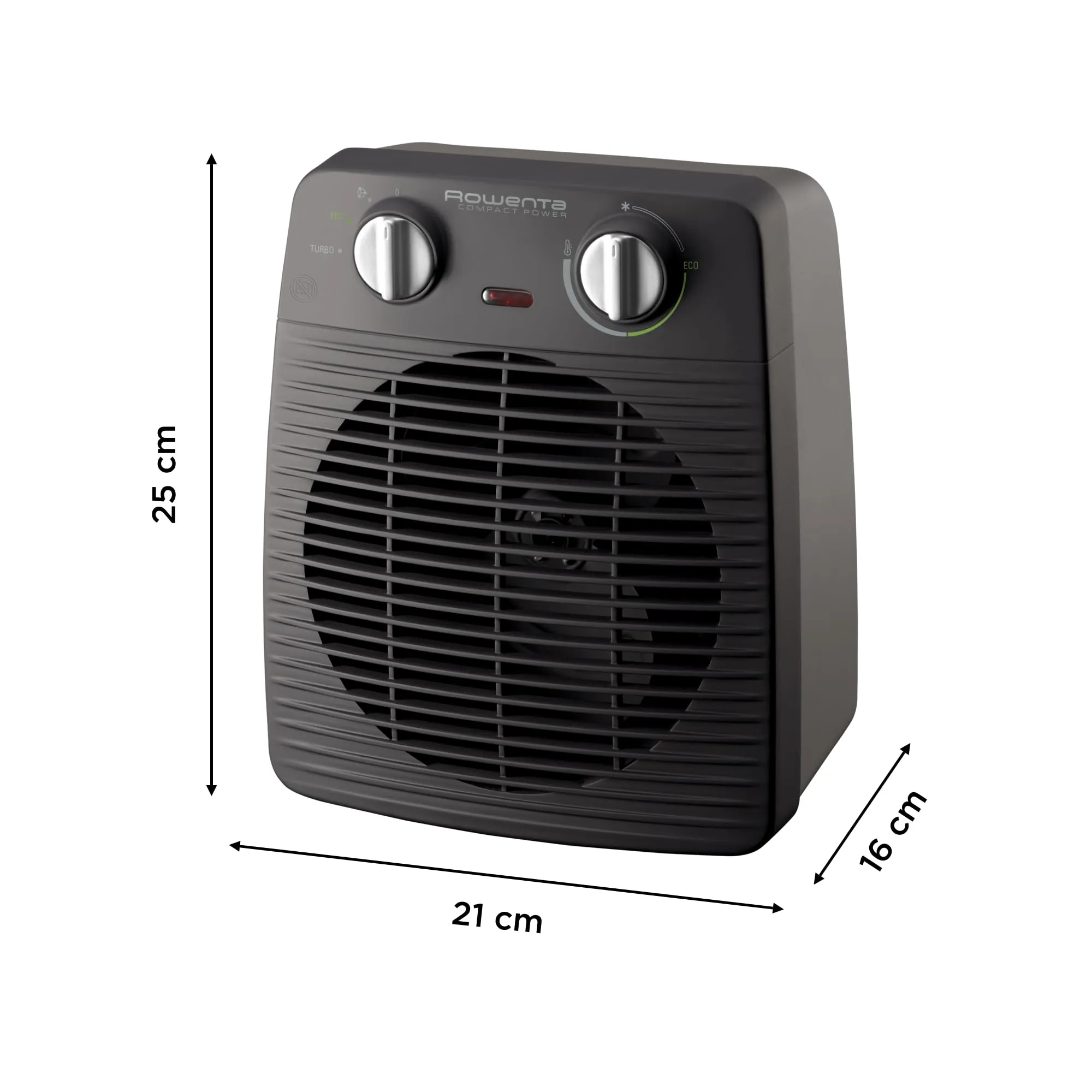 Rowenta Compact Power Termoventilatore 2000W Nero SO2210 - immagine 6
