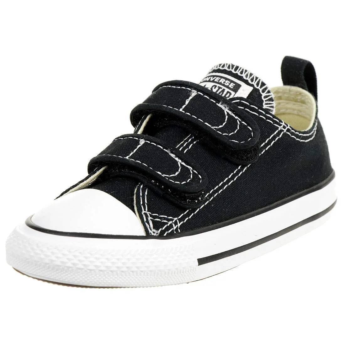 Converse CTAS 2v Ox Canvas 7V603C, Nero, 23 EU - immagine 2