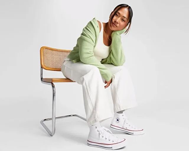 Converse Chuck Taylor All Star Hi M7650C Bianco 37 EU - immagine 2