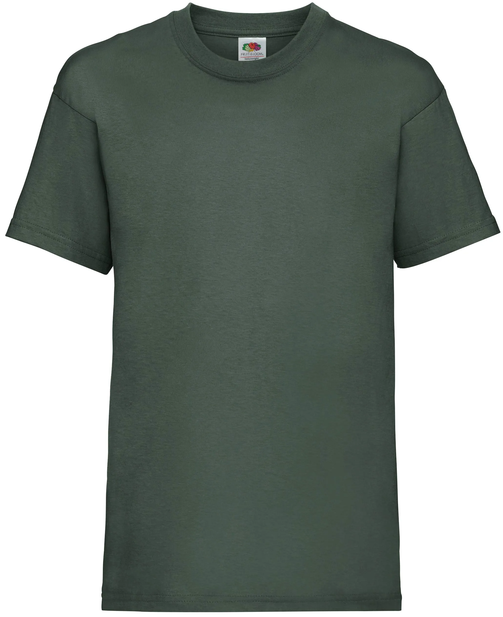 Fruit of the Loom SS132B Maglietta da Ragazzo - Bottle Green, 7 anni - immagine 1