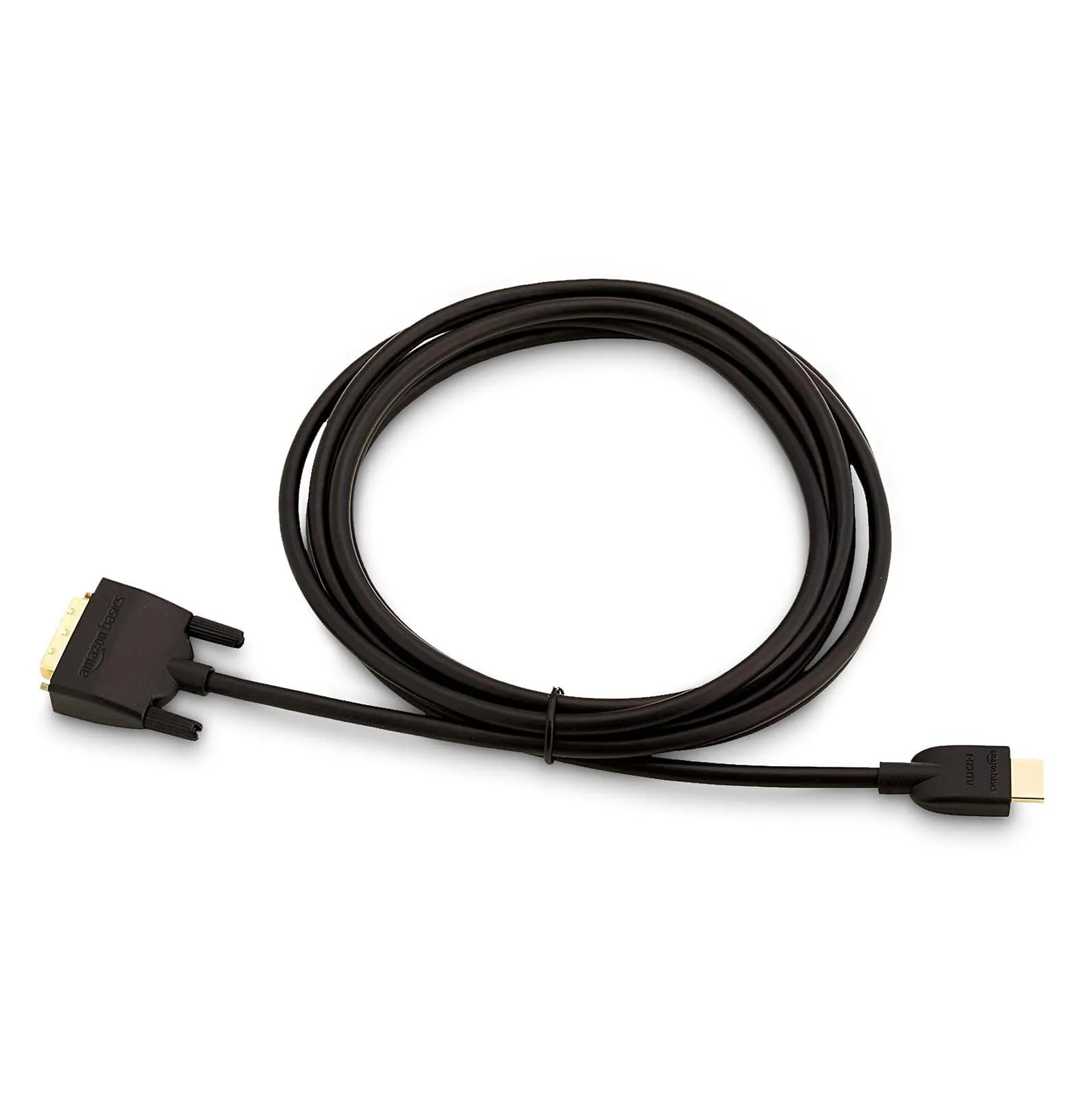 Amazon Basics Cavo Adattatore HDMI-A a DVI Maschio, Bidirezionale, 1080P, Placcato Oro, 3 m, Nero - immagine 6