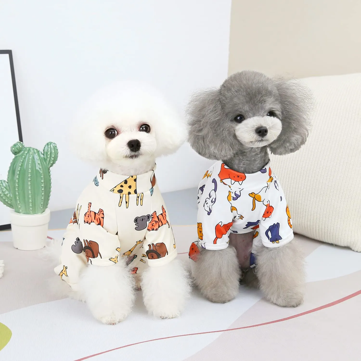 HuaLiSiJi Pigiama per Cane (Bianco, XL) - immagine 4