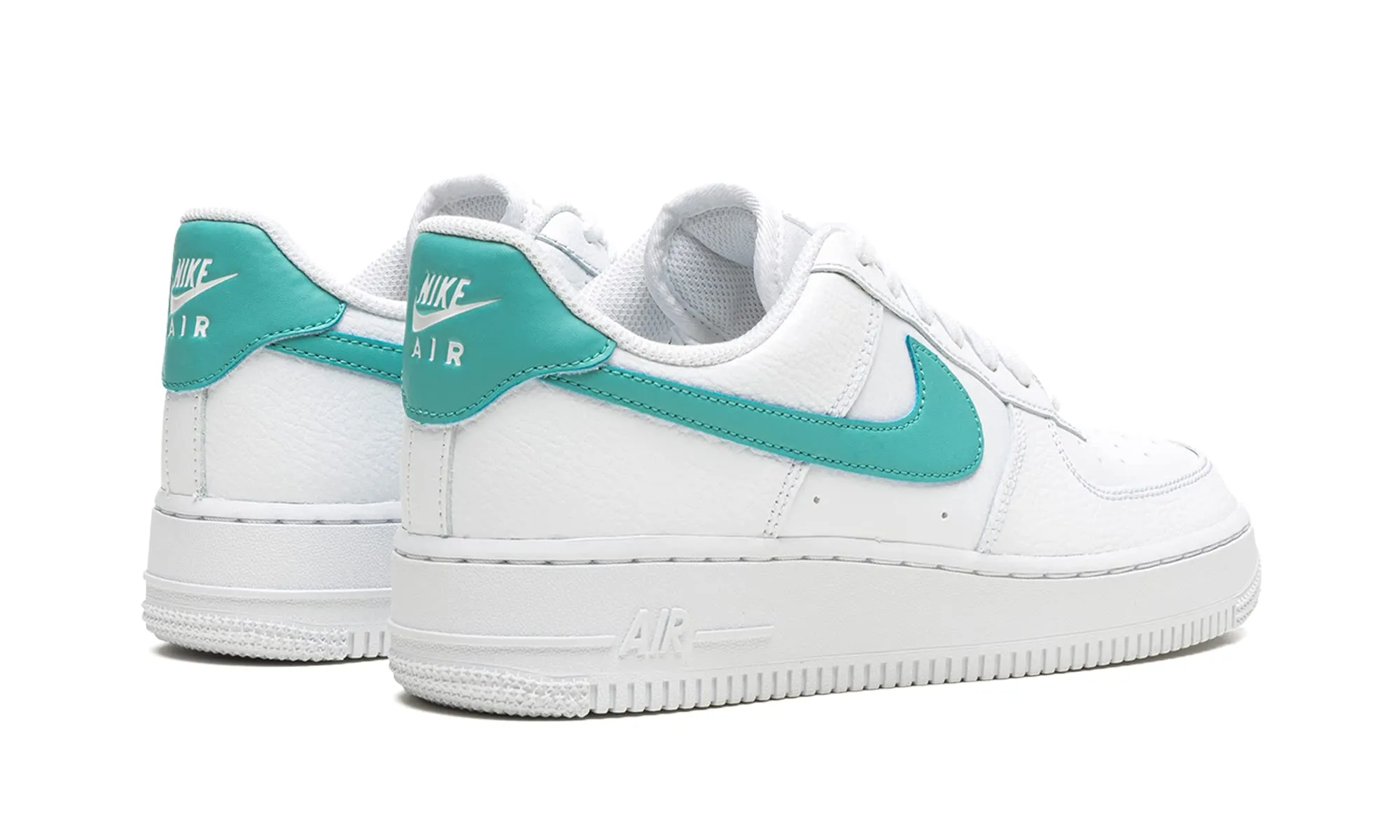 Nike Air Force 1 Low DD8959 101 Bianco Nero Metallizzato Argento 42 EU - immagine 2