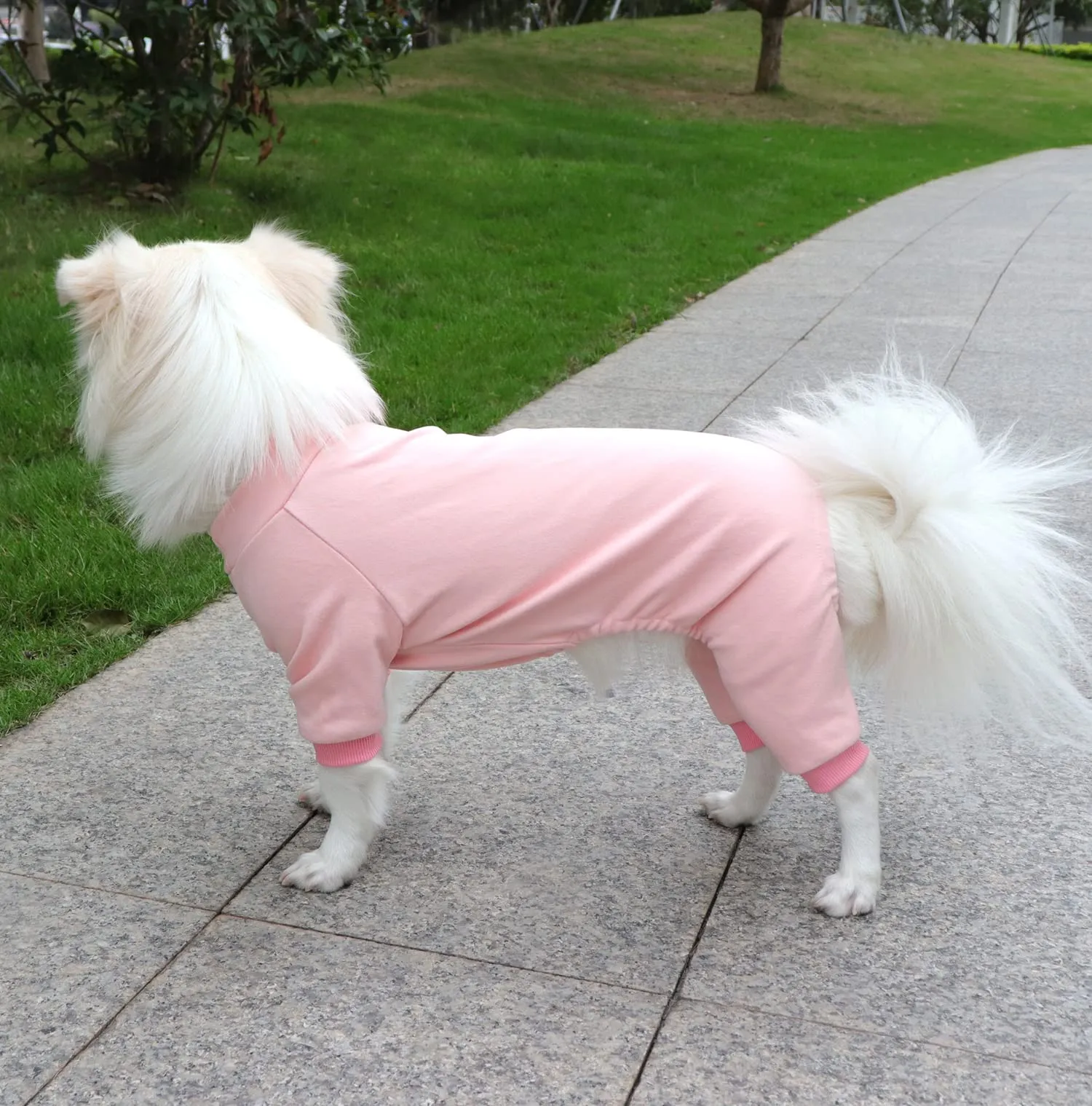 HuaLiSiJi Pigiama per Cane (Rosa, 3XL) - immagine 4