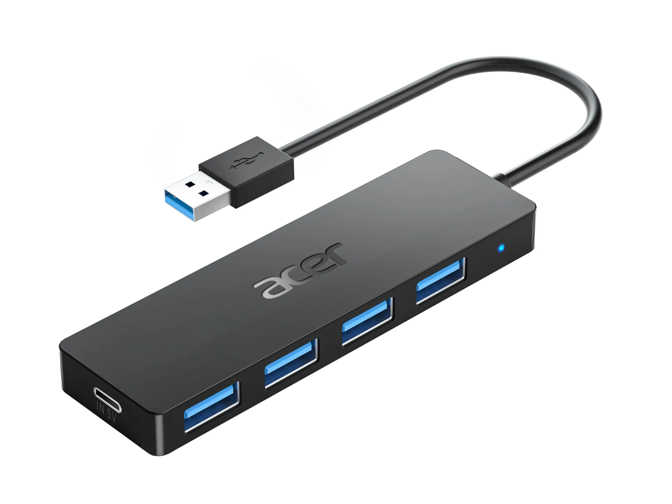 Acer Hub USB 3.0 con 5 porte, 5Gbps, 21cm - immagine 1