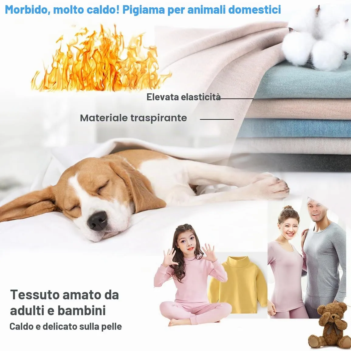 HuaLiSiJi Pigiama Cane per Piccola e Media Taglia (Rosso, M) - immagine 2
