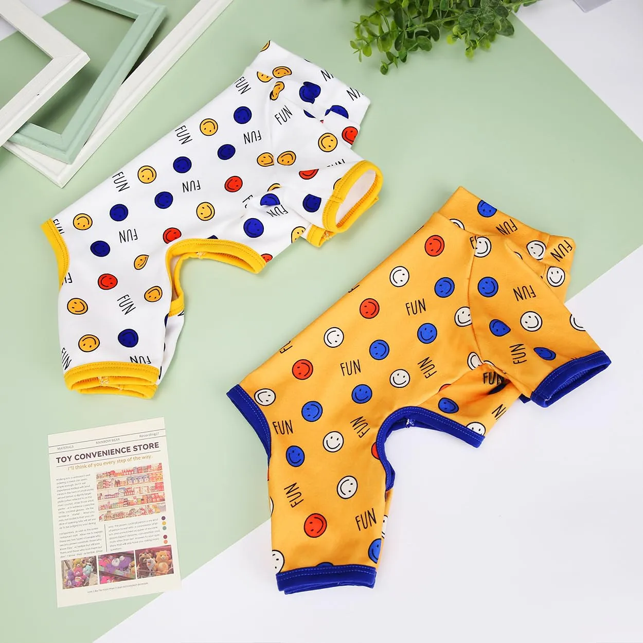 HuaLiSiJi Pigiama Cane Punti Blu, XL - immagine 5