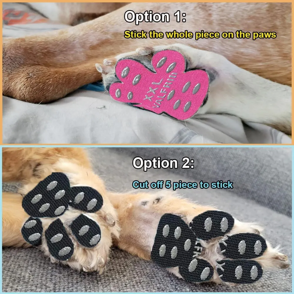 VALFRID Protezione Antiscivolo per Zampe di Cane, Autoadesivo, Multicolori, 60 pz, XL - immagine 4