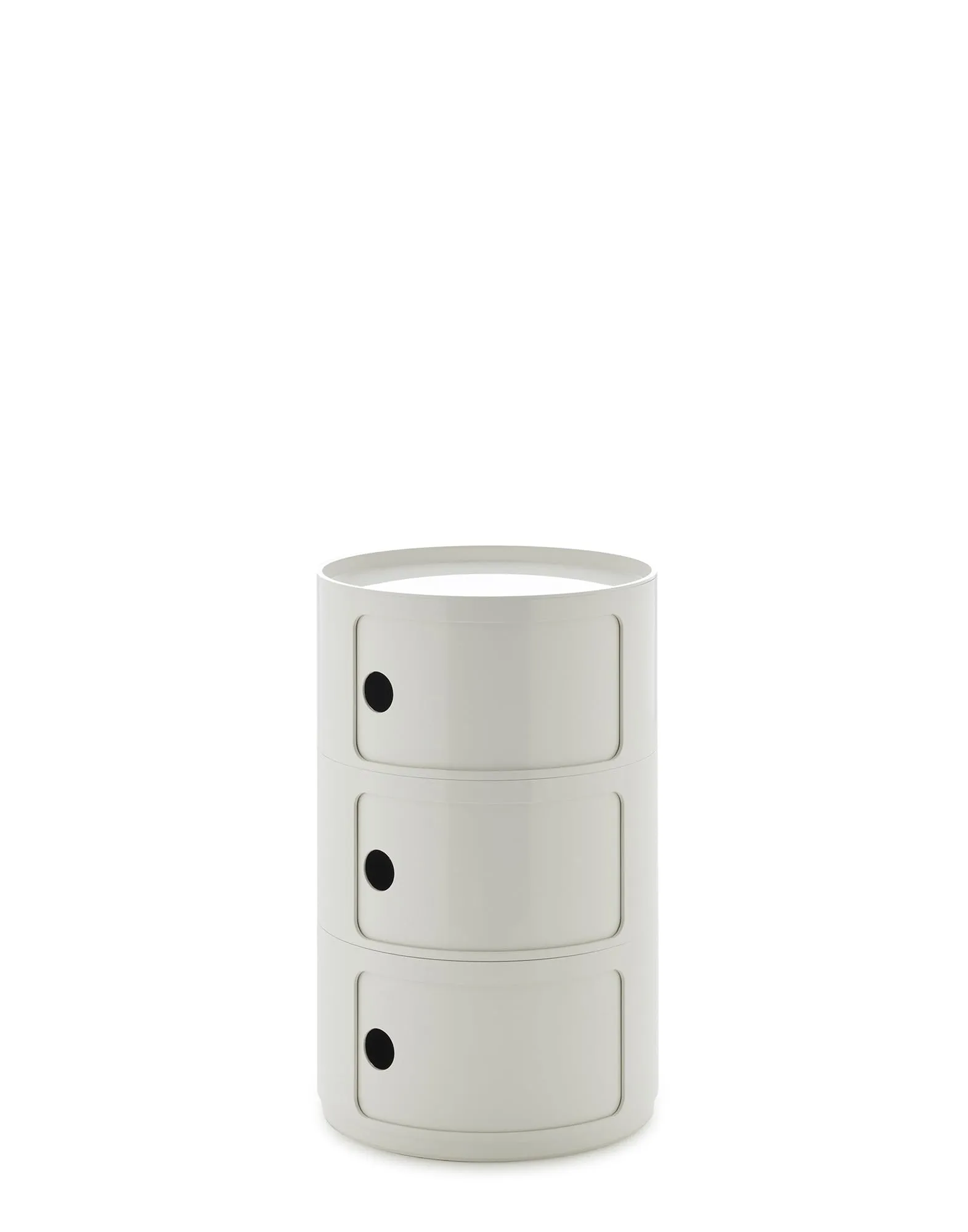 Kartell Componibili Big Mobile Contenitore 3 Elementi, Bianco - immagine 1