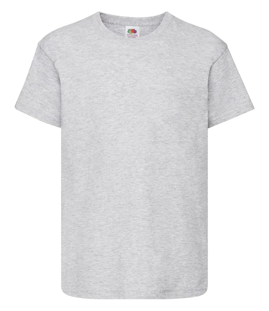 Fruit of the Loom 61-033-0 Valueweight Maglietta da bambino, Grigio, Taglia 152 - immagine 1