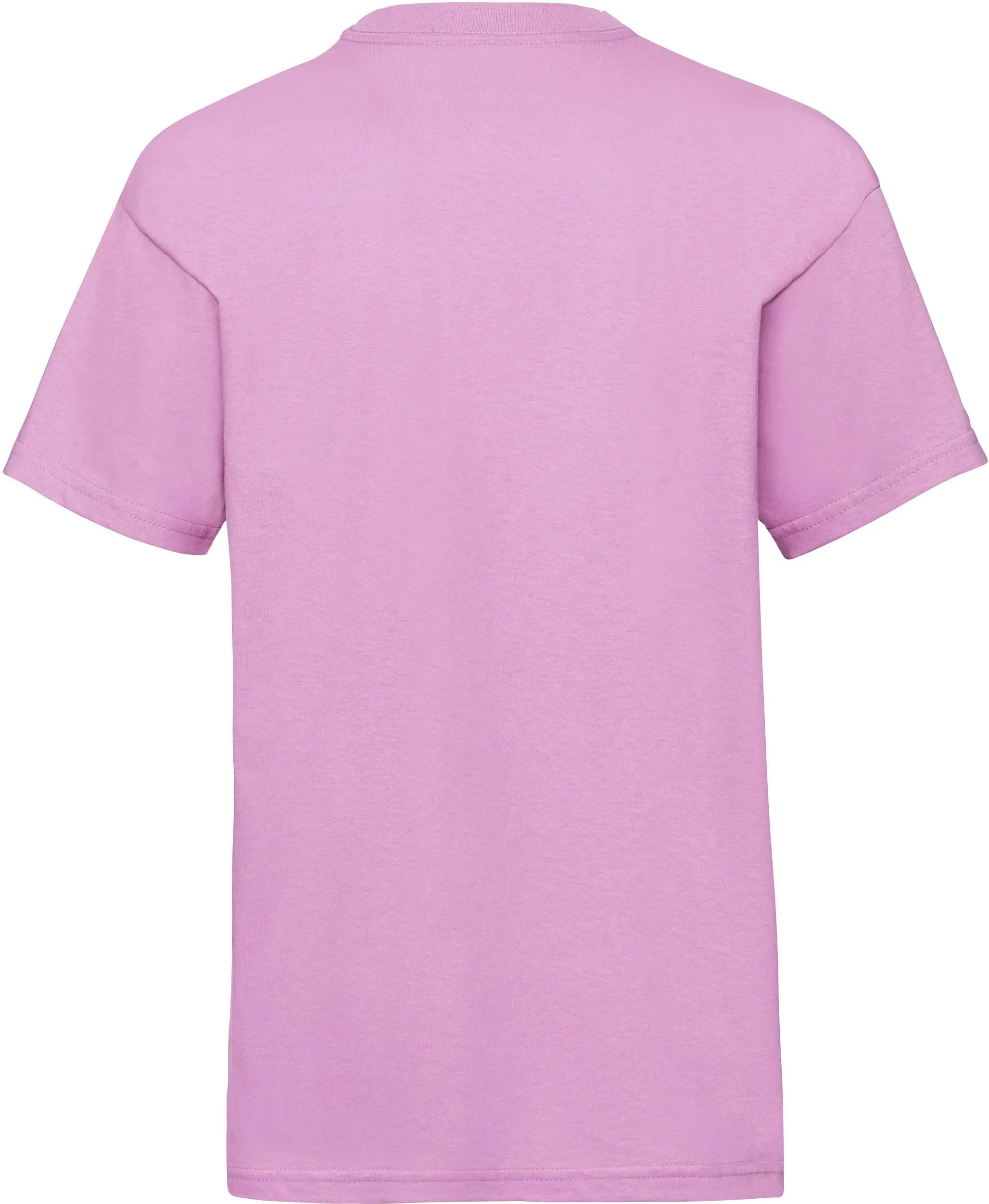Fruit of the Loom Maglietta da bambina, Rosa, 7-8 anni (128 cm) - immagine 2