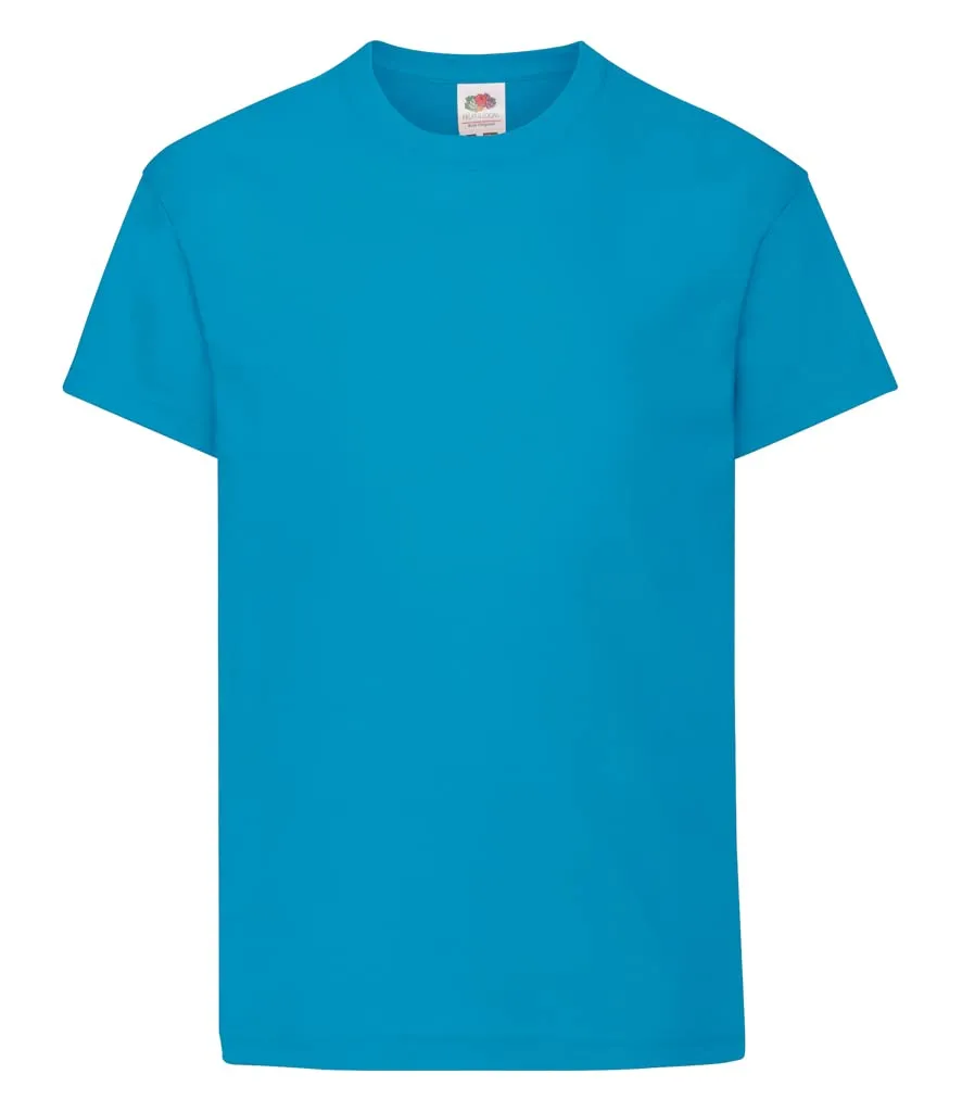 Fruit of the Loom Maglietta per Bambini Azure Blue 5-6 Anni - immagine 1