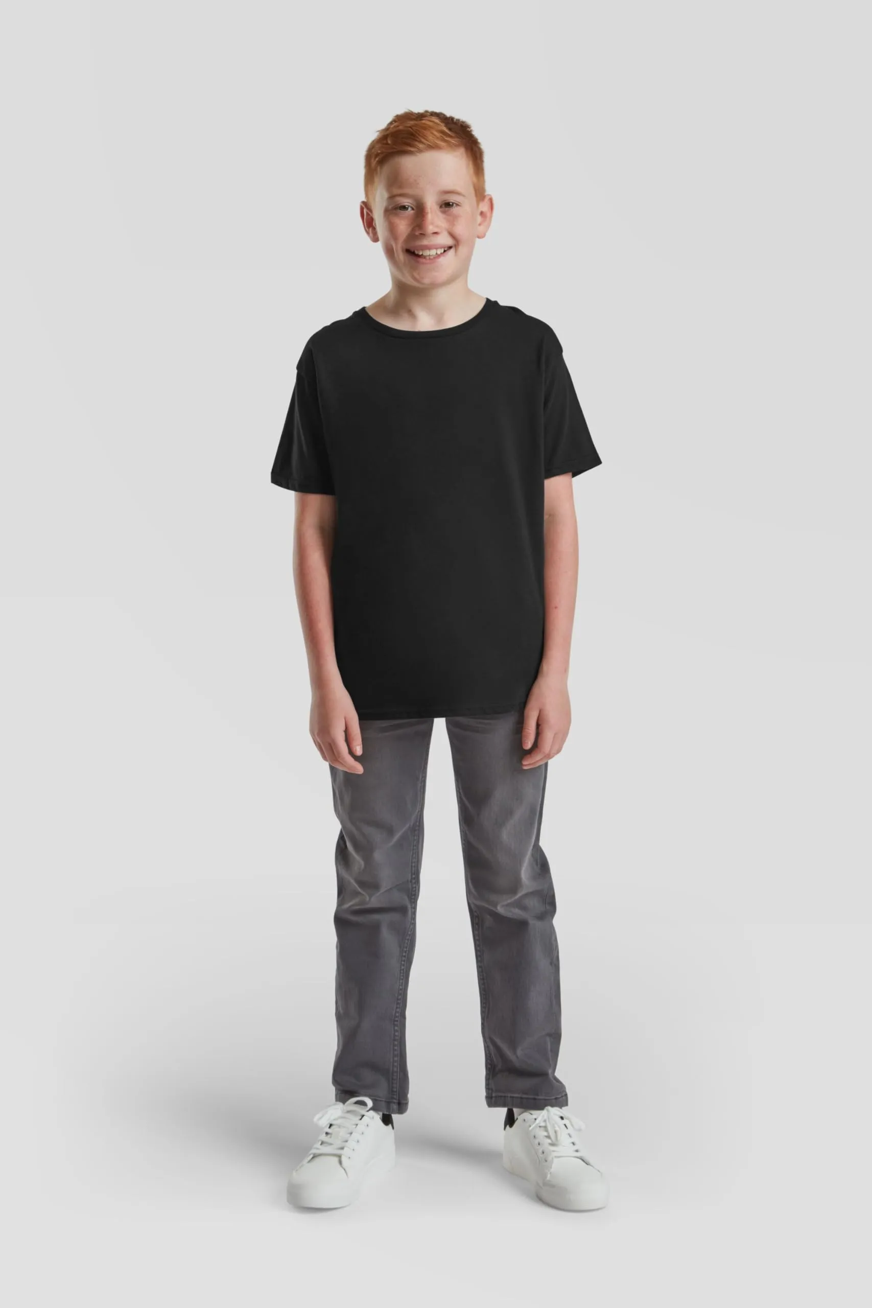 Fruit of the Loom Maglietta 1351 Nero 7-8 anni - immagine 2