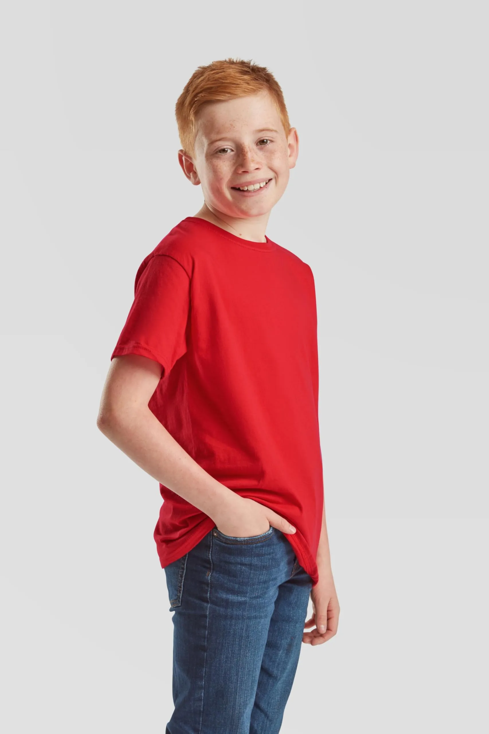 Fruit of the Loom Maglietta 1178 - Rosso, 14-15 anni - immagine 4