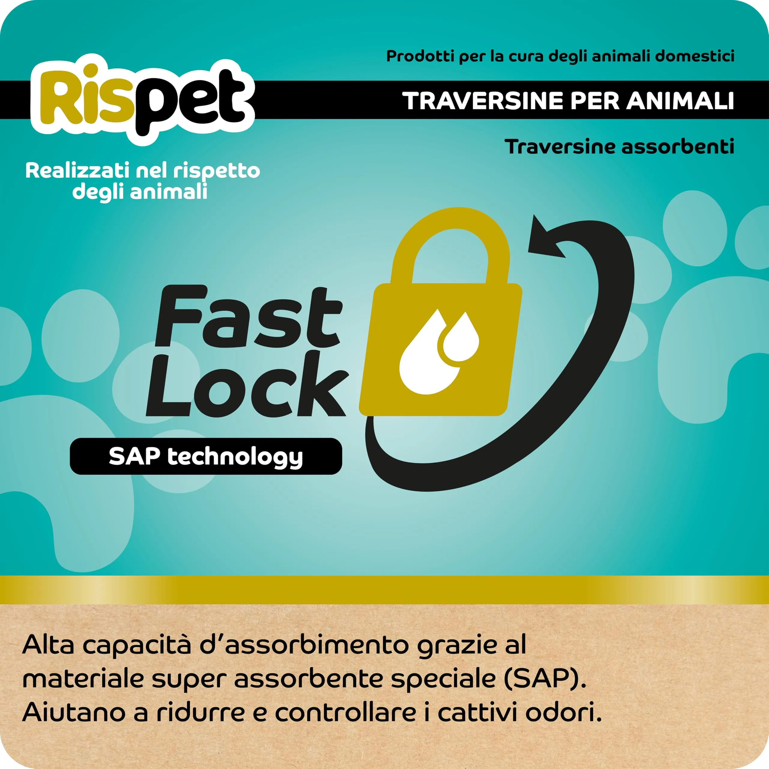 Rispet Tappetini Igienici per Cani 60x60cm, 14 Unità - immagine 4