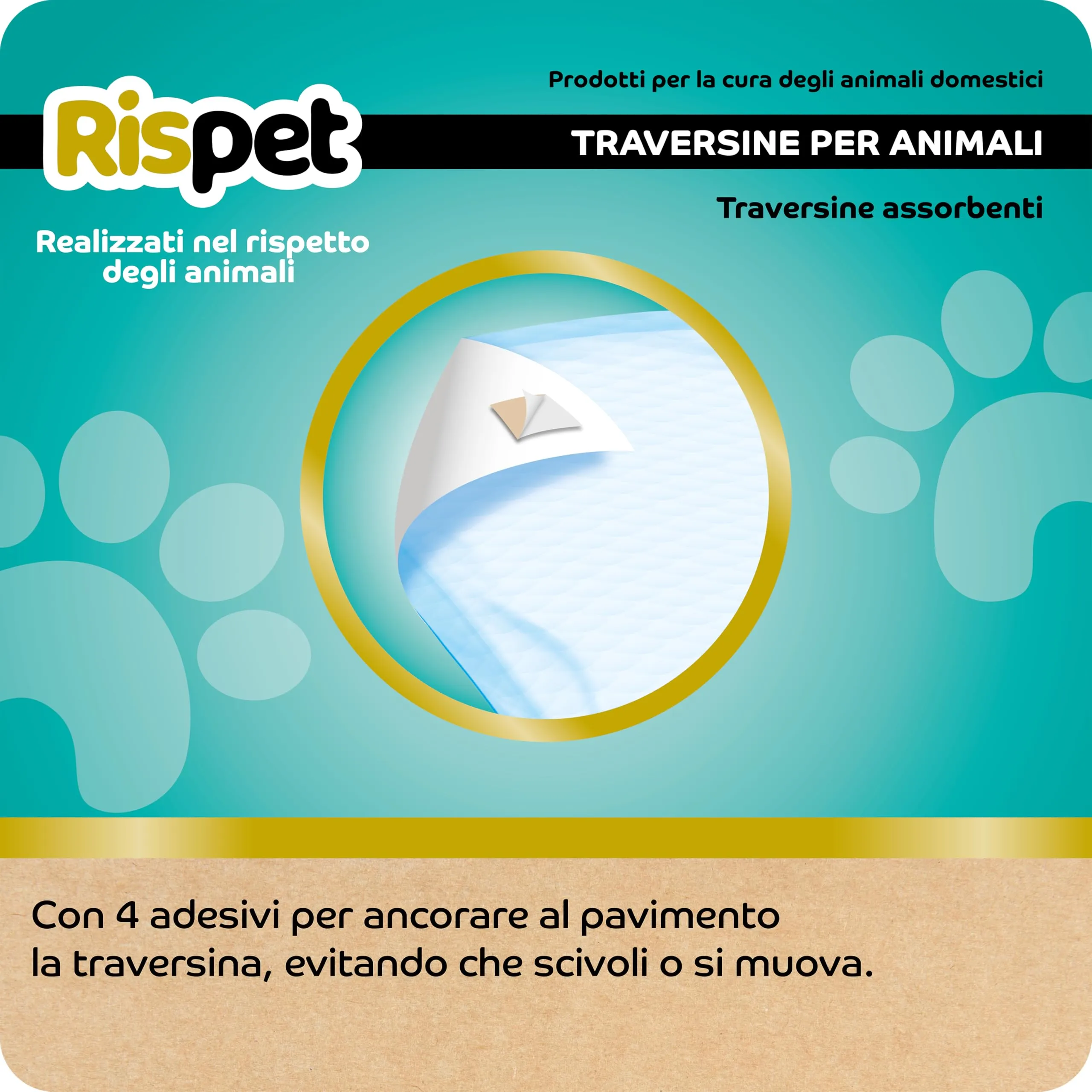 Rispet Tappetini Igienici per Cani 60x60cm, 56 Unità - immagine 2