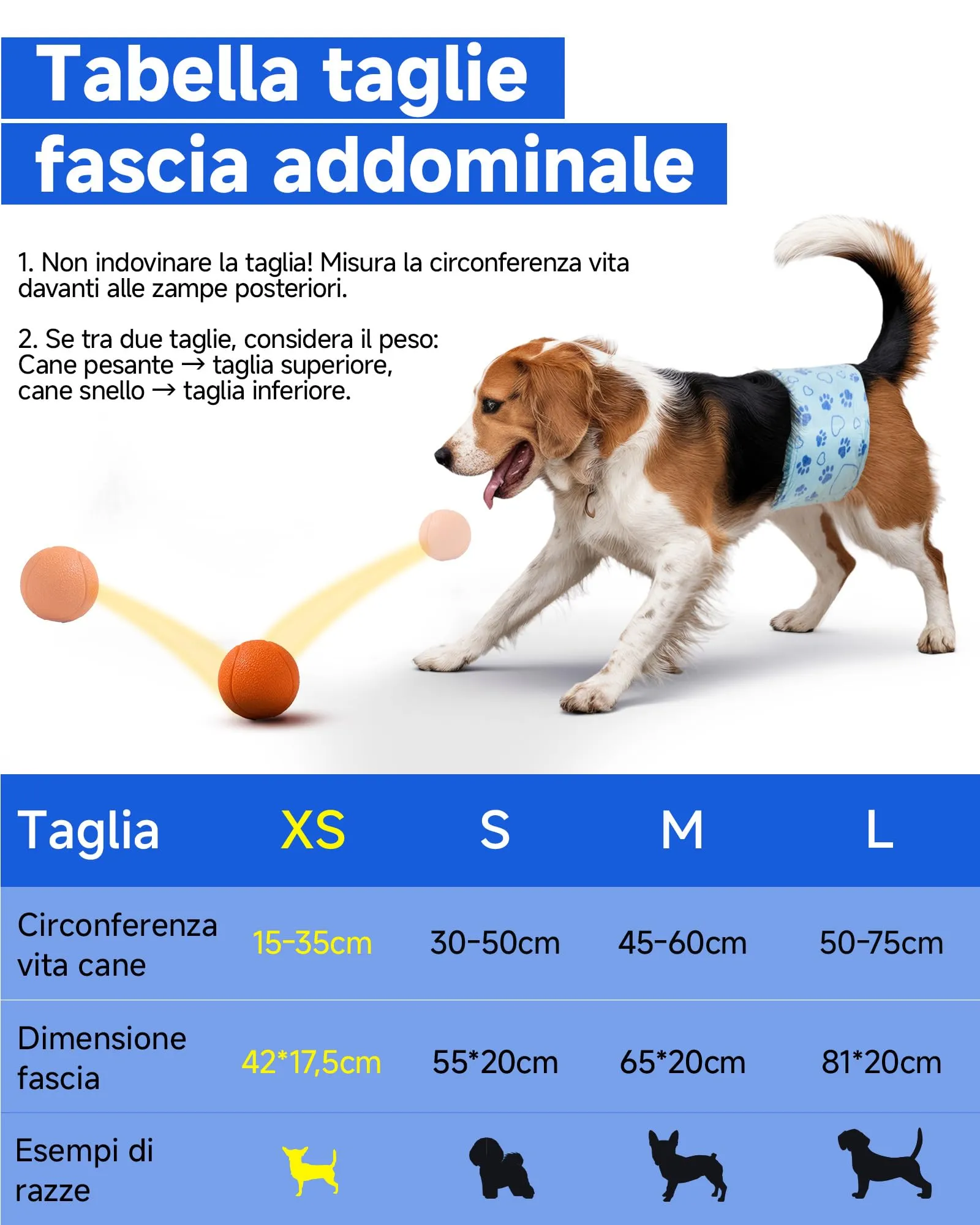 Flying Paws Pannolini per Cani, XS, 52 Pezzi con Indicatore di Umido e Protezione Antifughe - immagine 4
