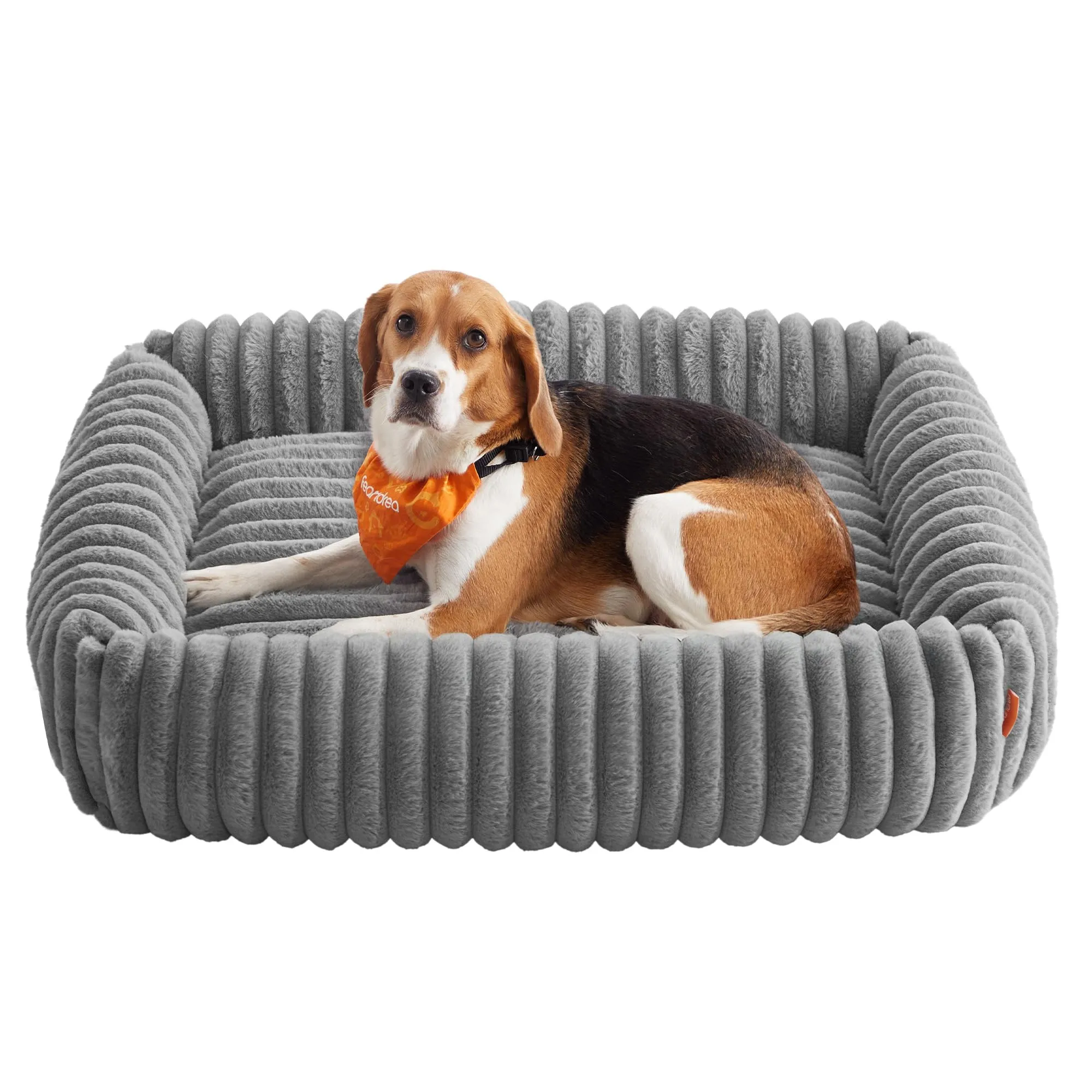 Feandrea Cuccia Ortopedica per Cani di Taglia Grande, Grigio Tortora, 91 x 68 x 18 cm - immagine 1
