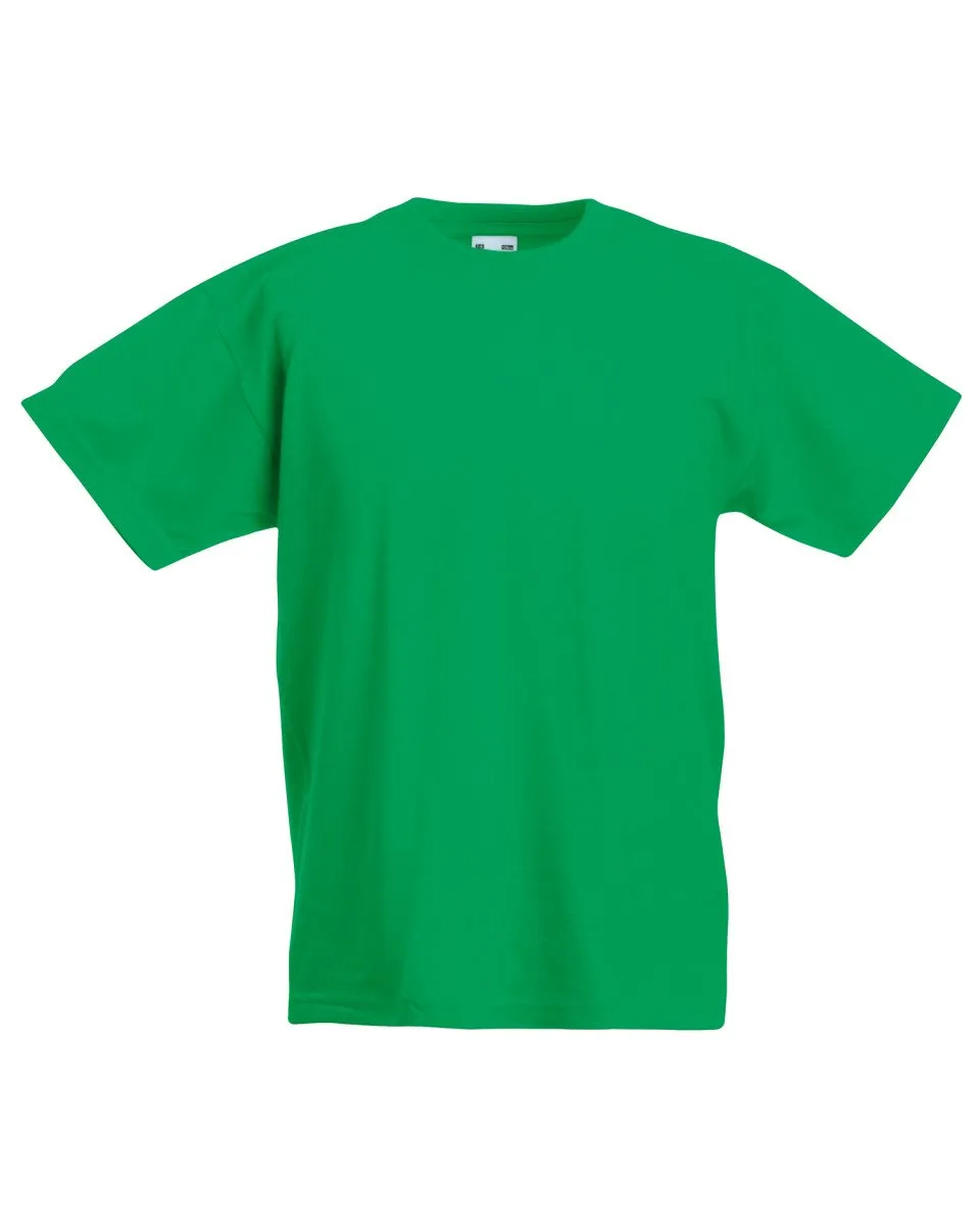 Fruit of the Loom T-shirt da ragazzo, Kelly Green, 14 anni, 164 cm - immagine 1