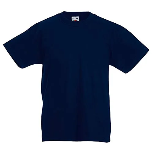 Fruit of the Loom Maglietta 3030, 14 anni, Blu (Deep Navy) - immagine 2