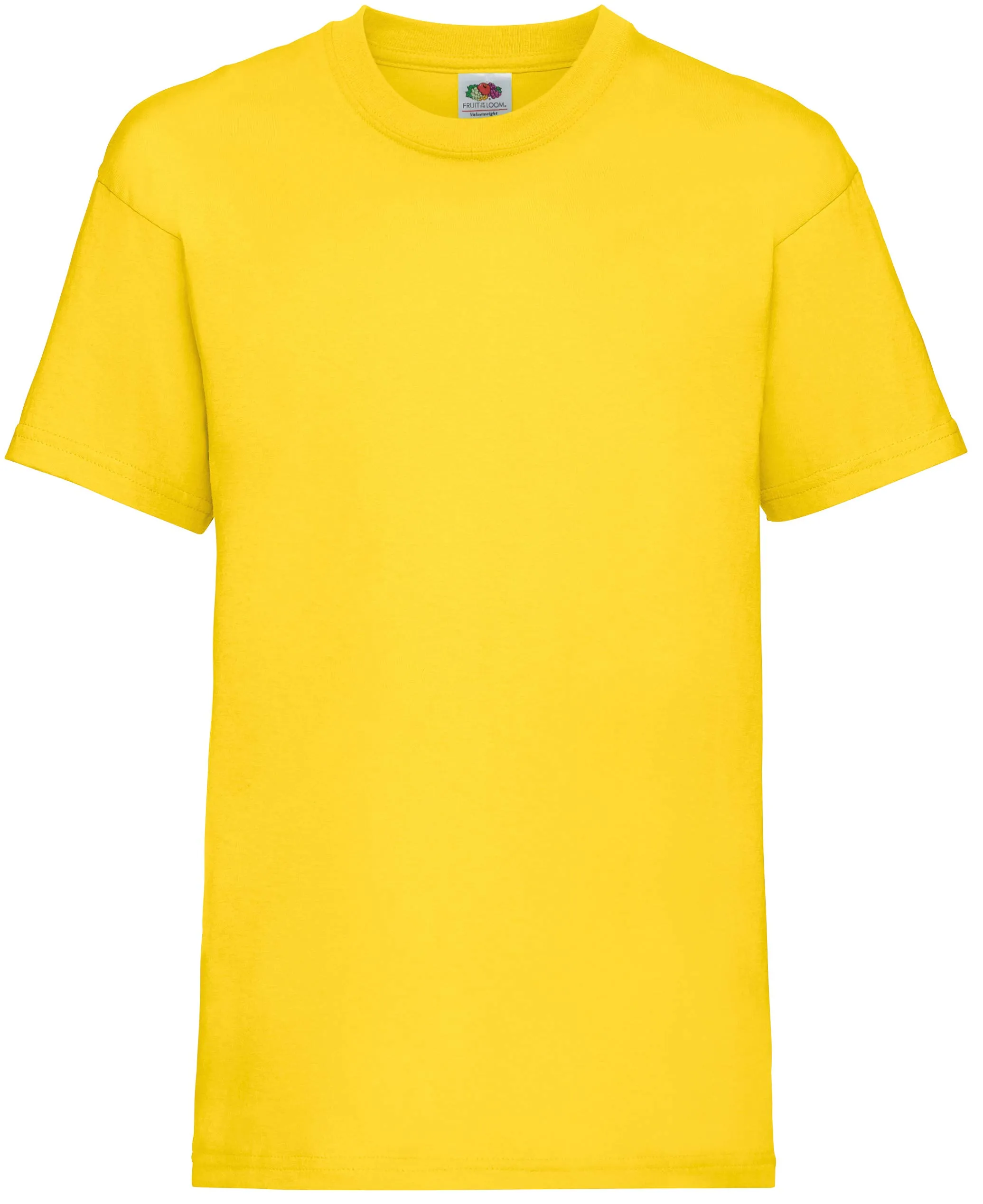 Fruit of the Loom Valueweight T-Shirt Bambino, Giallo Fluorescente, 5-6 Years - immagine 1