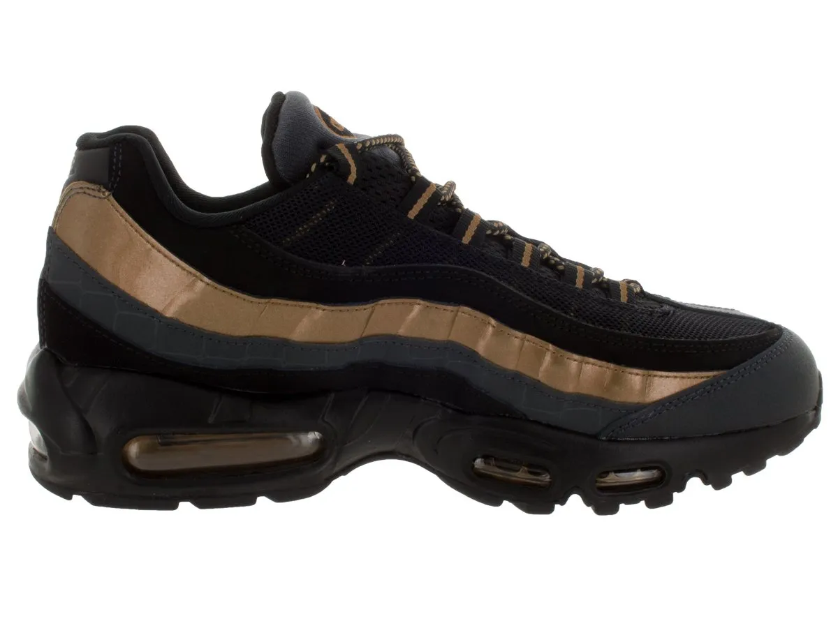 Nike Air Max 95 Prm Black/Black-Mtllc Gold-Anthrct 40.5 EU - immagine 5