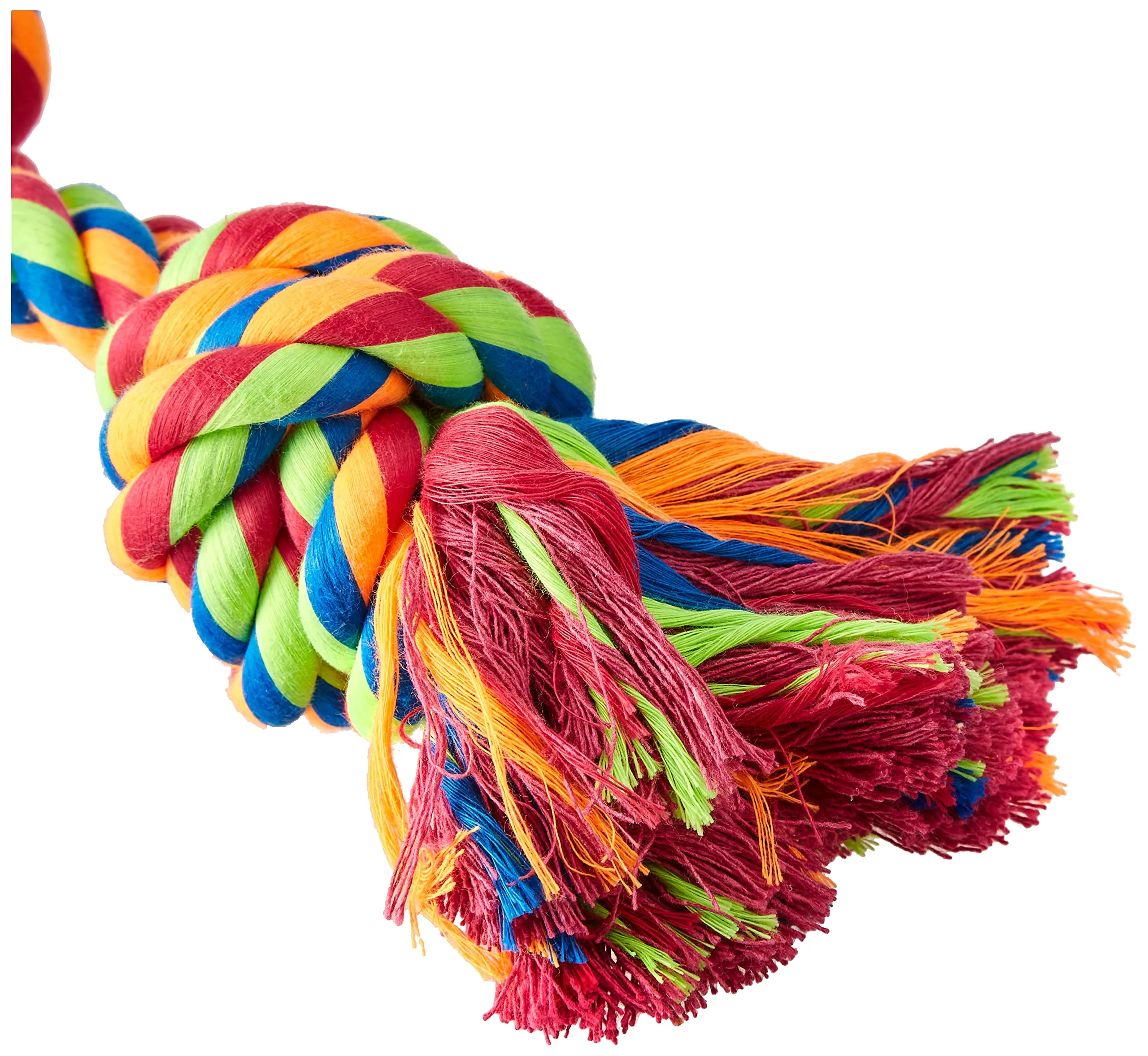 Croci Cotonosso Corda da gioco per cani in puro cotone con 3 nodi doppi, 56 cm - immagine 3