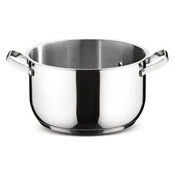 Lagostina Sfiziosa Casseruola Fonda, Acciaio, 18 cm, Grigio - immagine 1