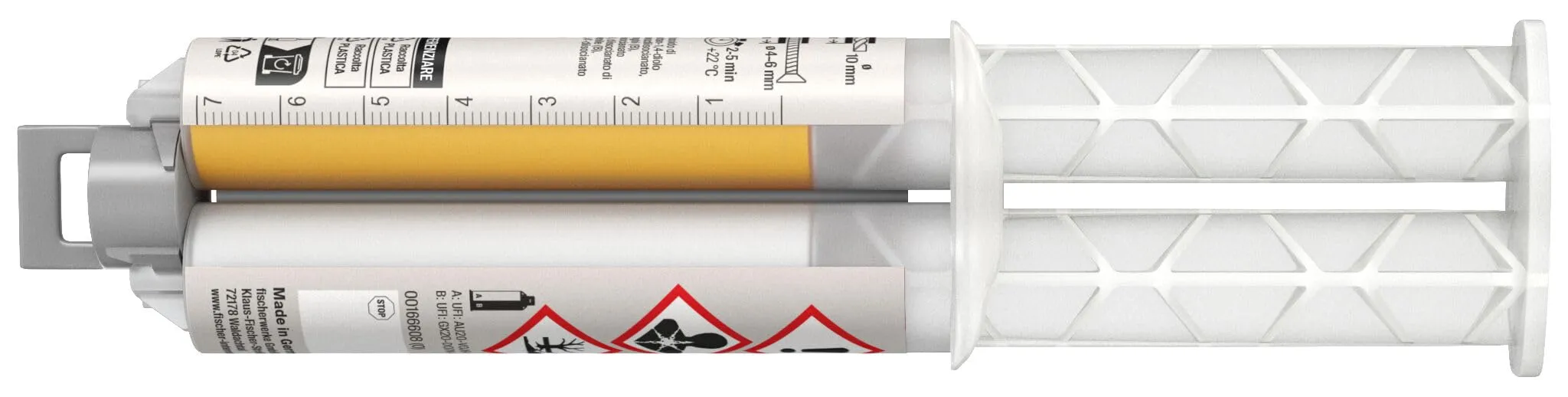 Fischer Fill and Fix Resina Bicomponente per Riparazione Fori e Fissaggi, 51098 - immagine 3