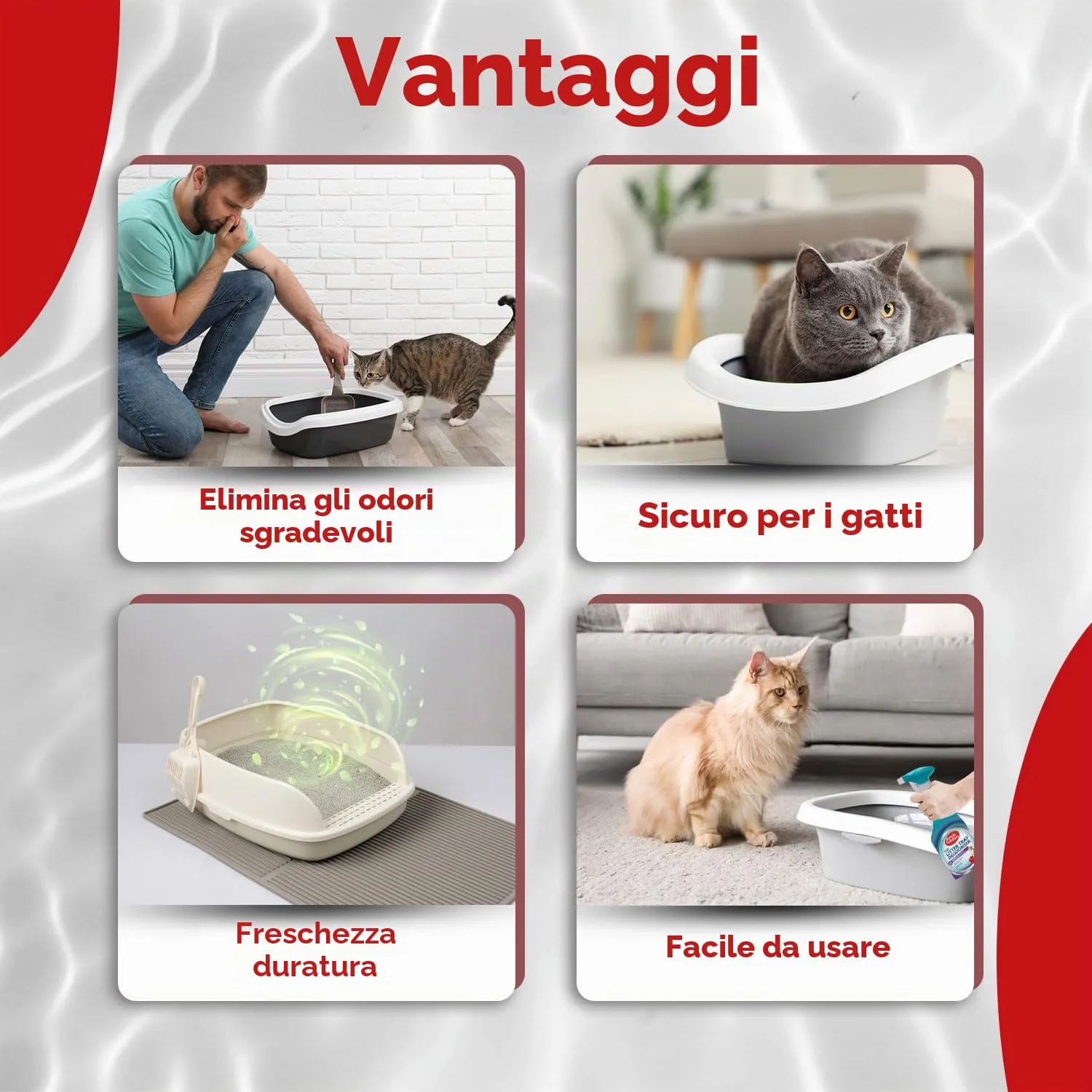 Simple Solution Eliminatore Odori Lettiera Gatto Enzimatico 500 ml - immagine 2