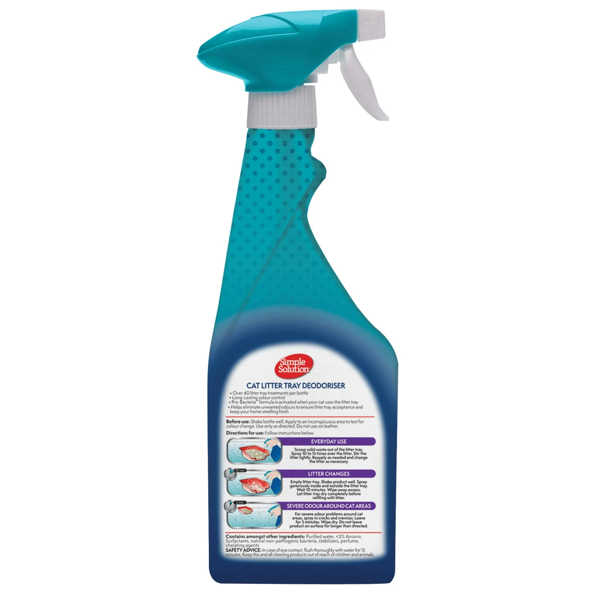 Simple Solution Eliminatore Odori Lettiera Gatto Enzimatico 500 ml - immagine 7