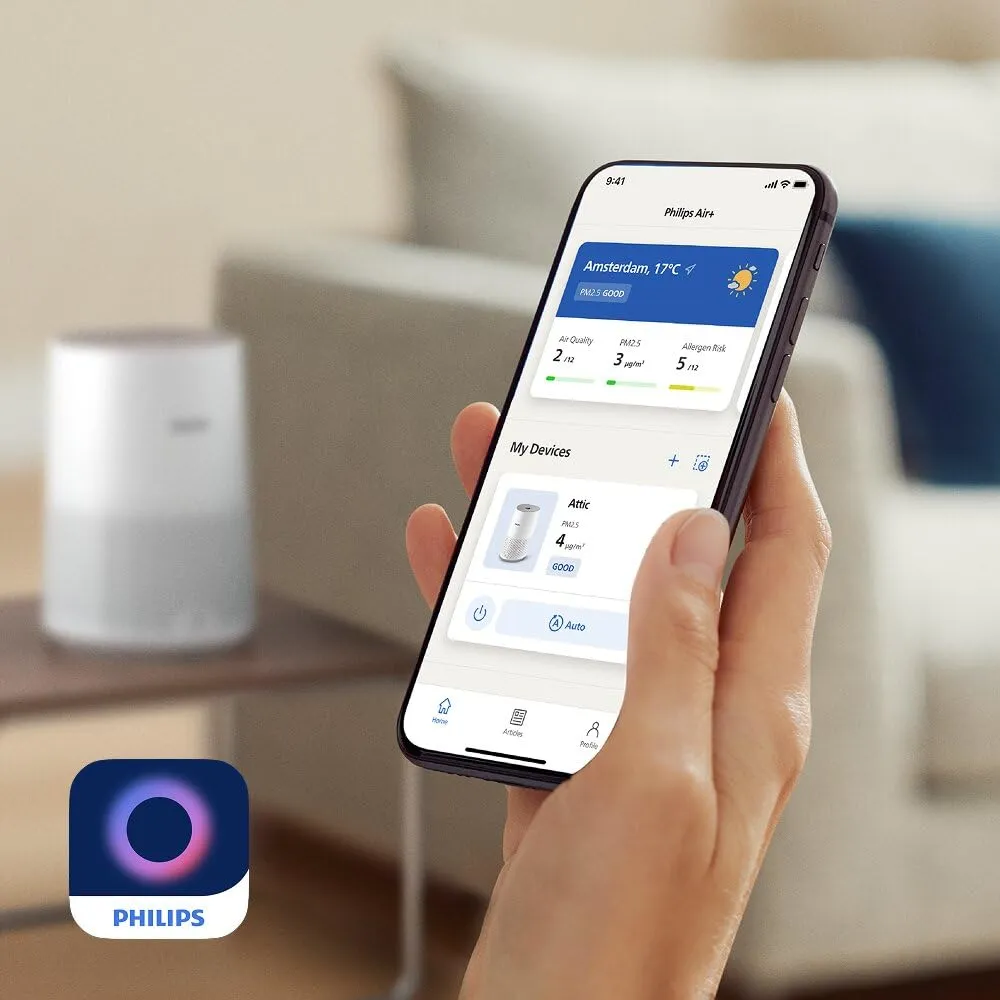 Philips Filtro HEPA NanoProtect per Purificatore d'Aria Serie 600 (AC0650, AC0651) - immagine 6