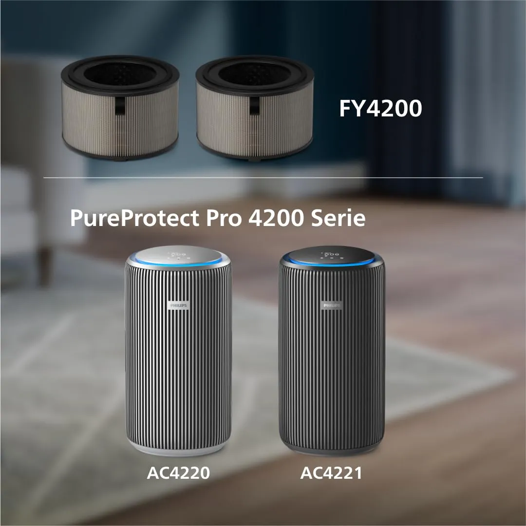 Philips Filtro HEPA NanoProtect Ricambio Purificatore d'Aria Serie 4200 FY4200/30 - immagine 2