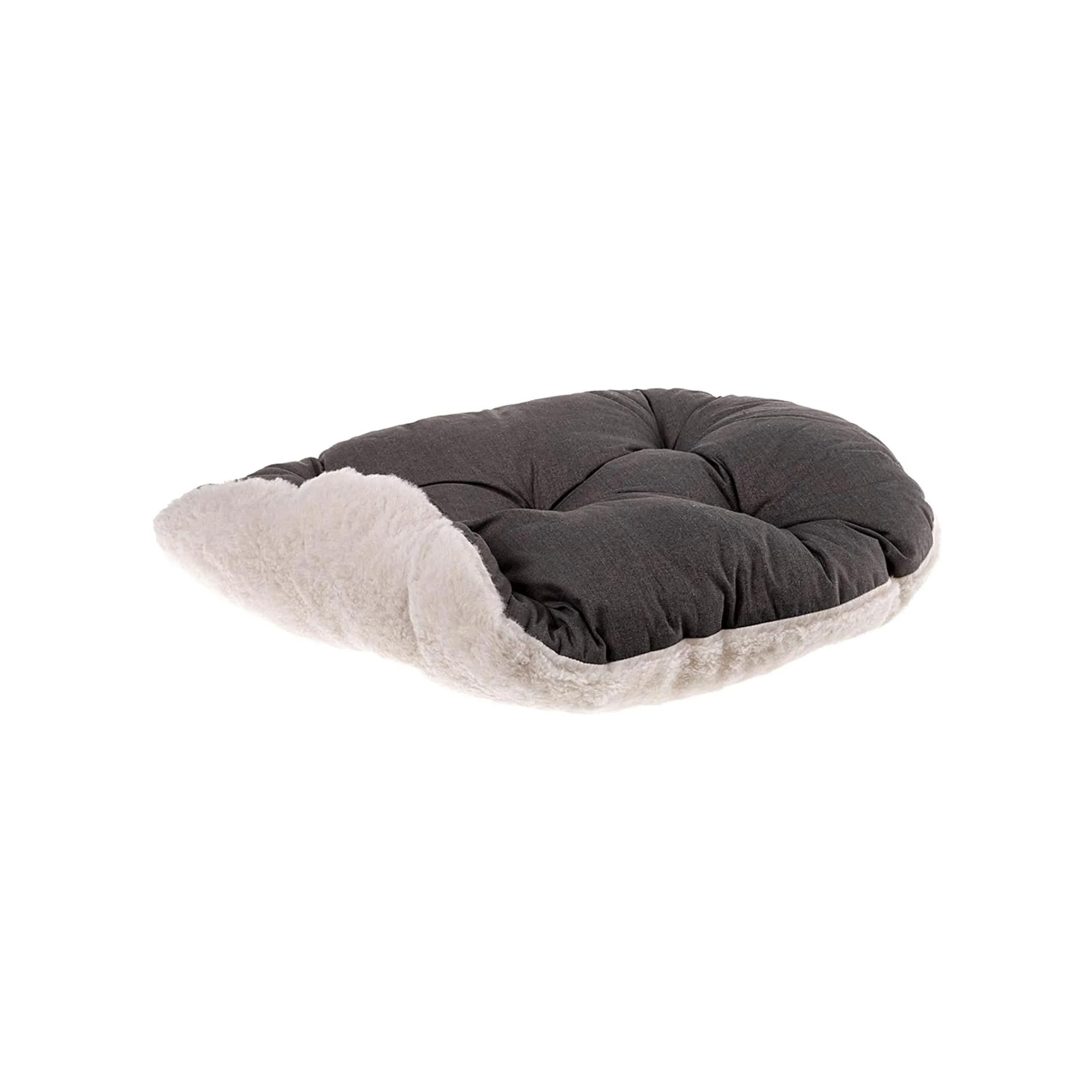 Ferplast Relax Cuscino per cani e gatti, 43 x 30 cm, Marrone e Bianco - immagine 8