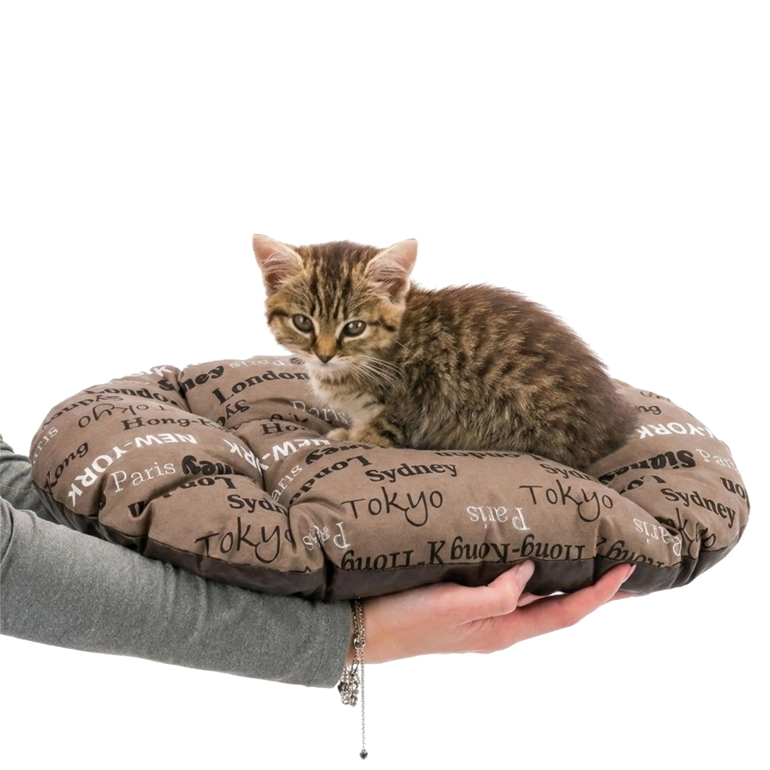 Ferplast Relax Cuscino per Cani e Gatti, 43 x 30 cm, Marrone - immagine 4