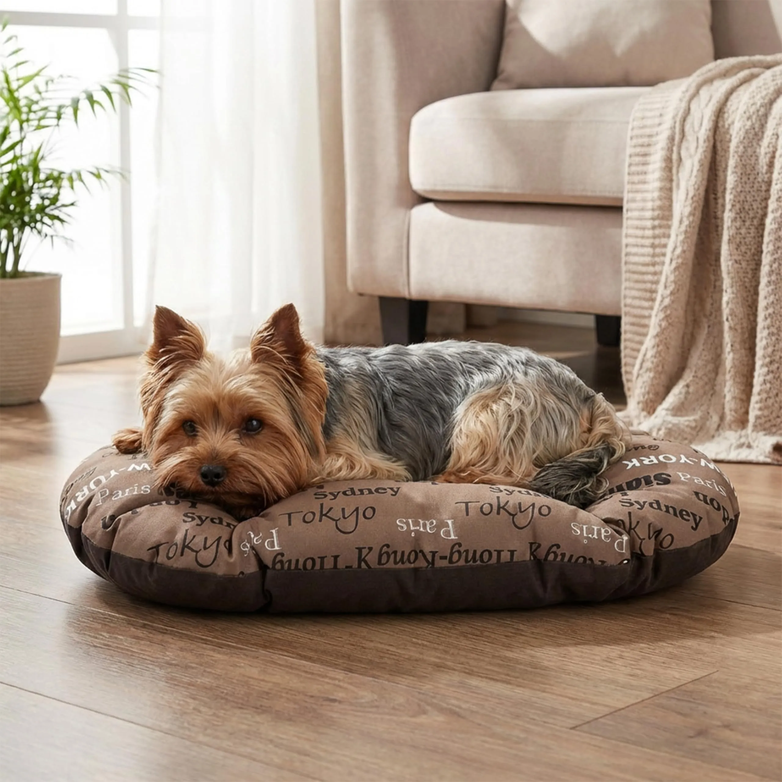 Ferplast Relax Cuscino per cani e gatti, 55 x 36 cm, Marrone - immagine 2