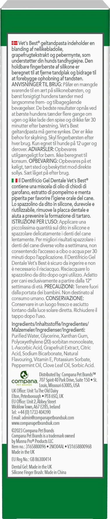 Vet's Best Gel Dentale Per Cani 100g - immagine 2