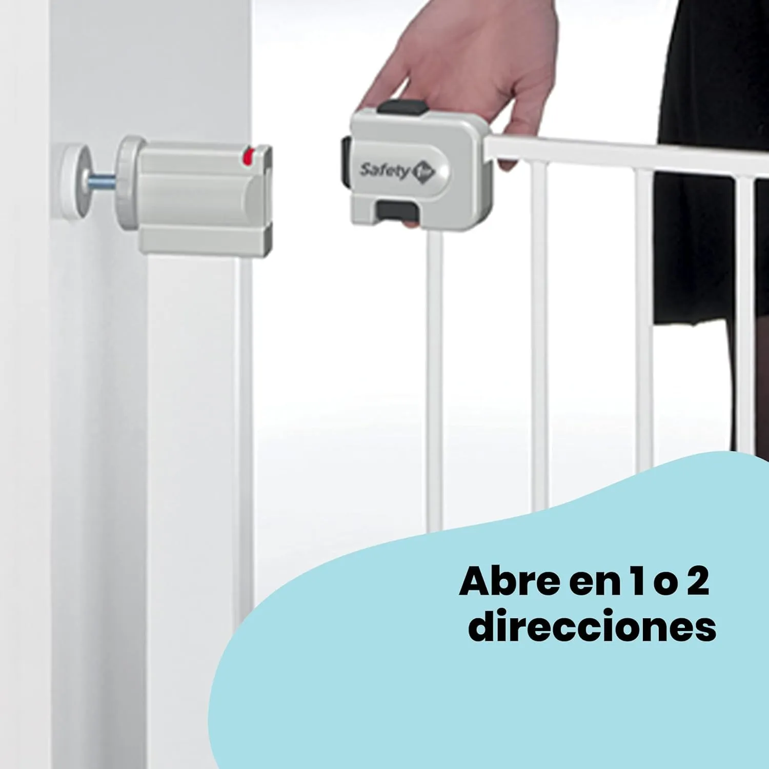 Safety 1st Secure Tech Cancelletto di Sicurezza in Metallo, 73-80 cm, Bianco - immagine 8