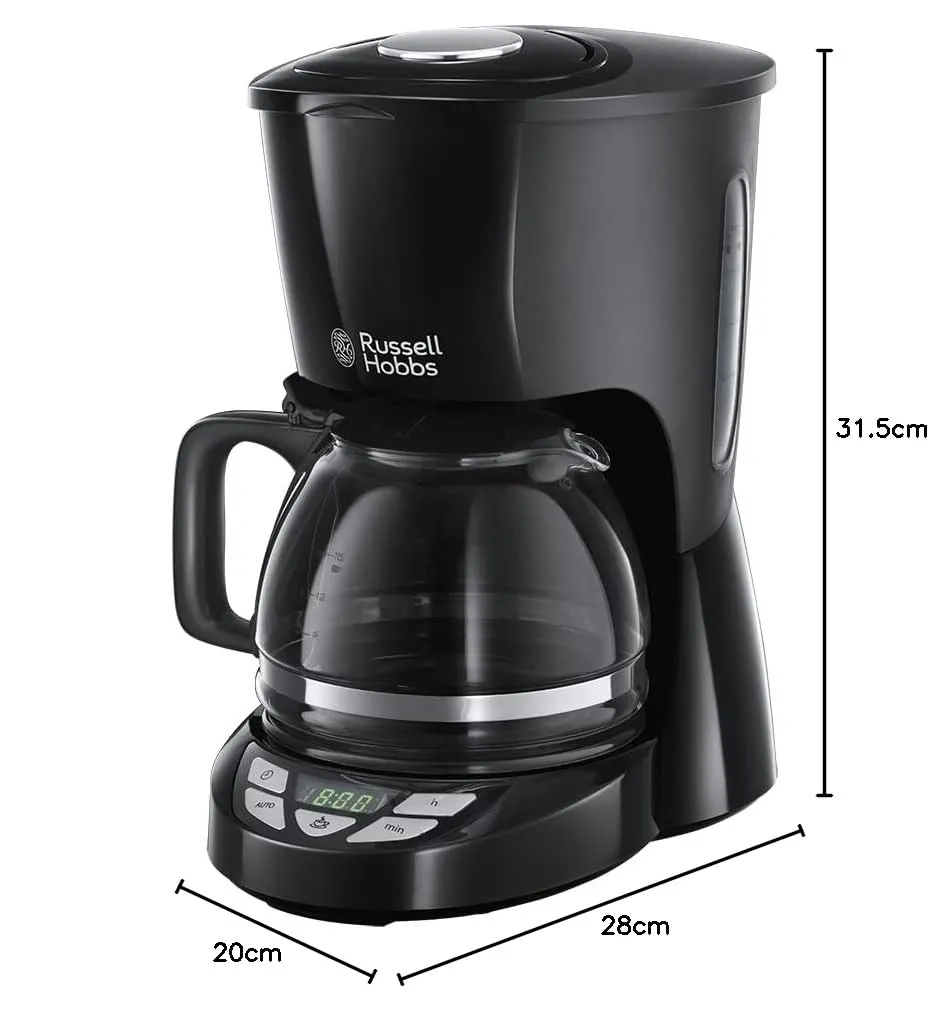 Russell Hobbs Macchina Caffè Americano TexturePlus 22620-56, Caraffa in Vetro da 1.25 L - immagine 6