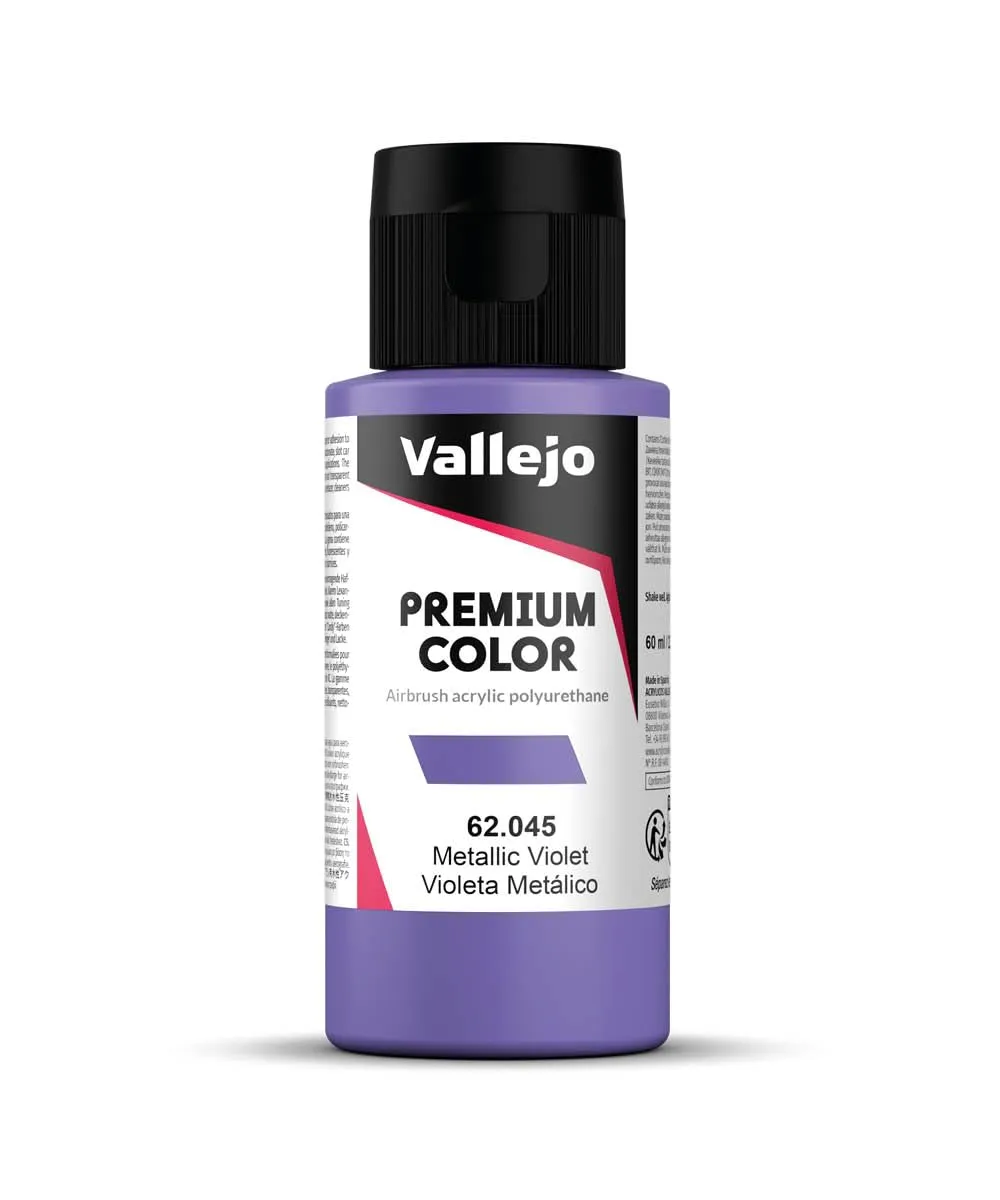 Vallejo Premium Color Violetta Metallico per Aerografo, 60 ml, 62.045 - immagine 1