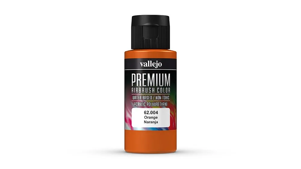 Vallejo 62004 Acrylic Airbrush Color, Orange, 60 ml - immagine 1