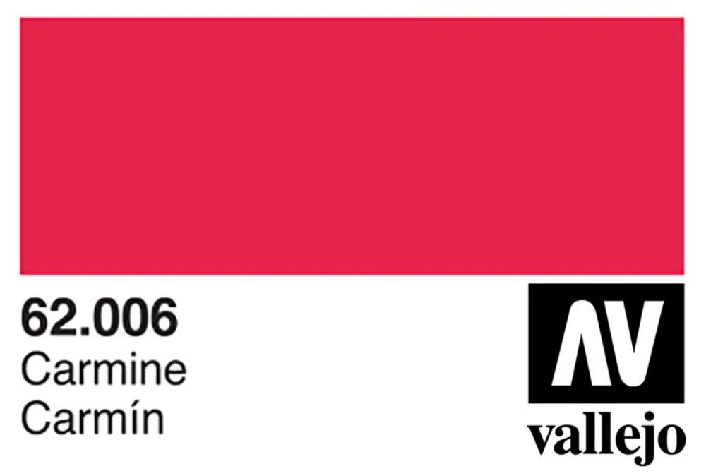 Vallejo 62006 Colore Acrilico per Aerografia, Rosso (Carmine), 60 ml - immagine 3