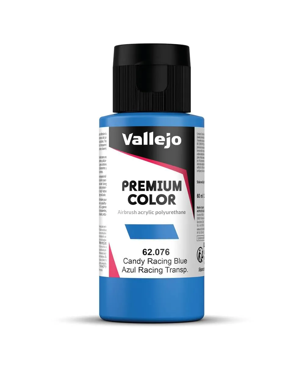 Vallejo 62076 Colore Acrilico per Aerografia Candy Racing Blue, 60 ml - immagine 1