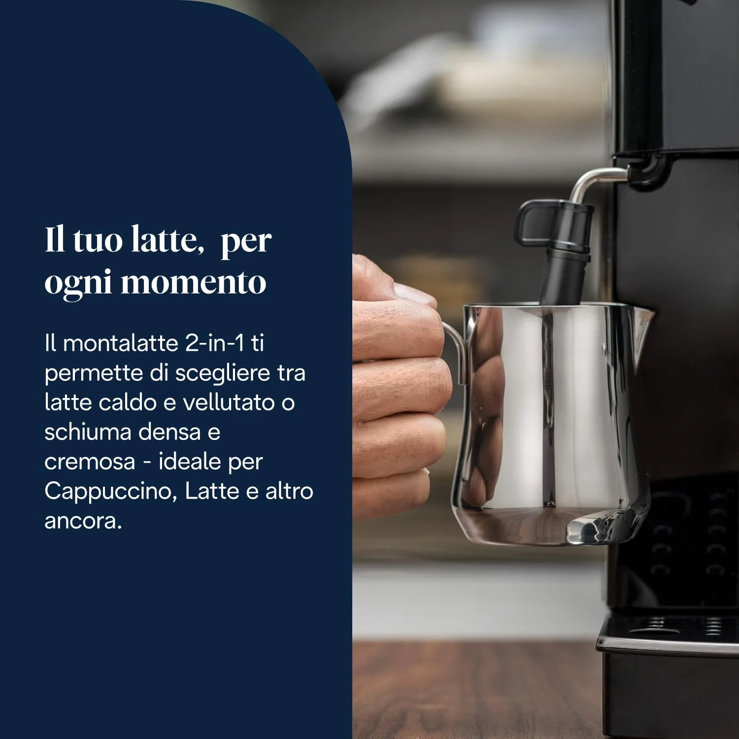 De'Longhi Magnifica S ECAM22.110.B Macchina da caffè Automatica, Nero - immagine 7