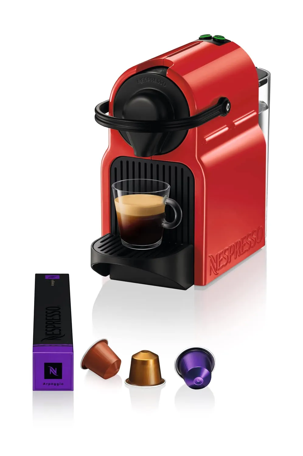 Krups Nespresso Inissia Kapselmaschine, Rot - immagine 1