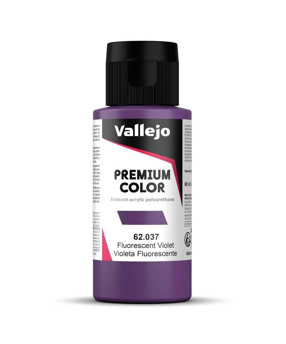 Vallejo Pintura Acrilica Fluorescente Violetta per Aerografo, 60 ml - immagine 1