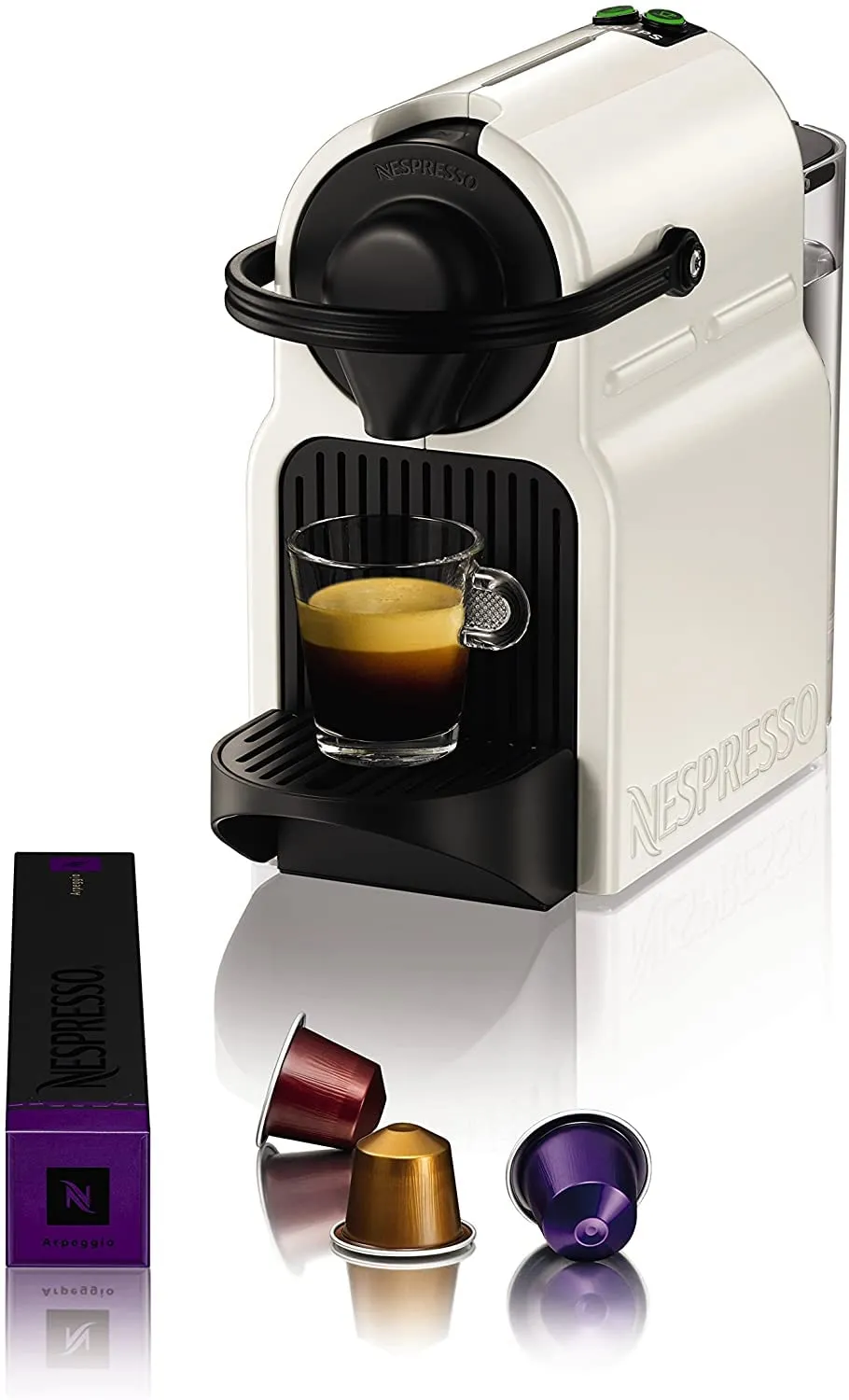 Krups Nespresso Inissia XN1001 Macchina da Caffè, White - immagine 1