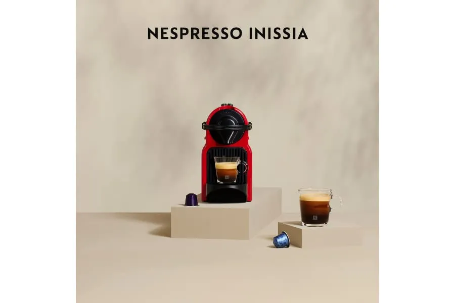 Krups Nespresso Inissia XN1001 Macchina da Caffè, White - immagine 4
