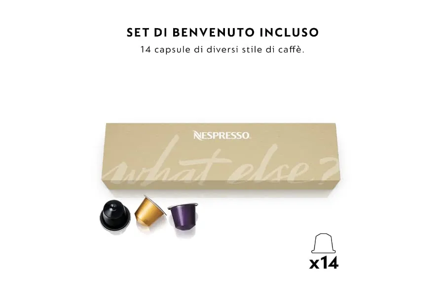 Krups Nespresso Inissia XN1001 Macchina da Caffè, White - immagine 7